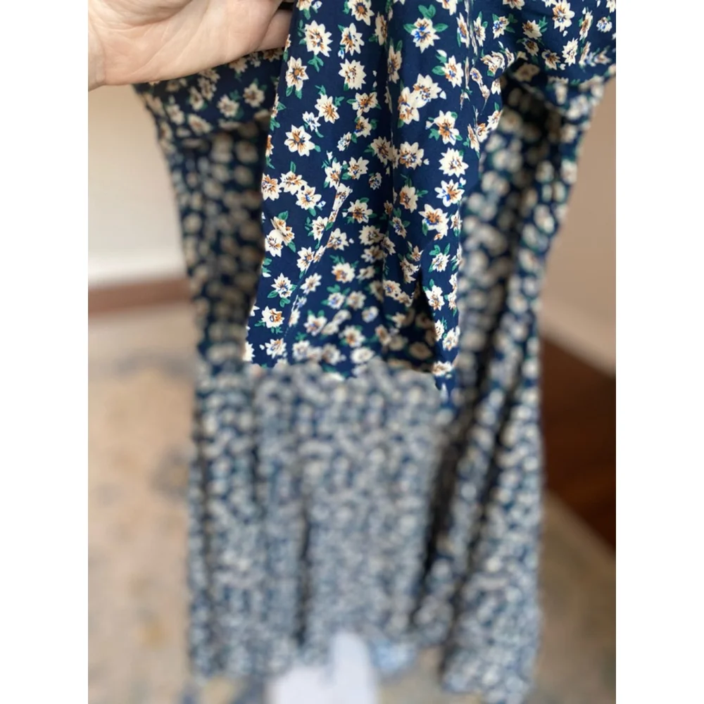 Umgee USA Floral Mini Dress Fit & Flare Cottagecore Spring Summer Boho Garden